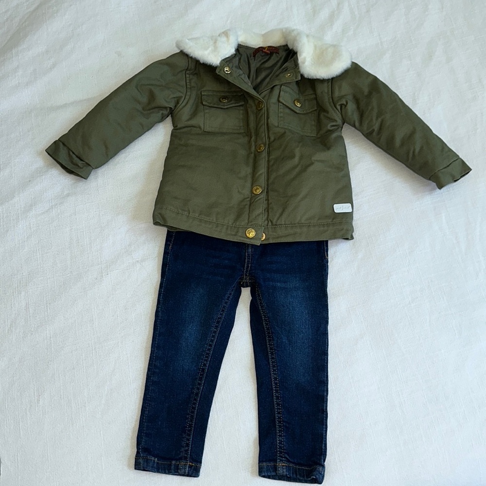Toddler set- 7 for All Mankind jacket and jeans